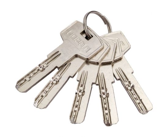 Цилиндровый механизм НОРА-М ЕСО Z ЛП-80 45-35 латунь 18416 – изображение 3