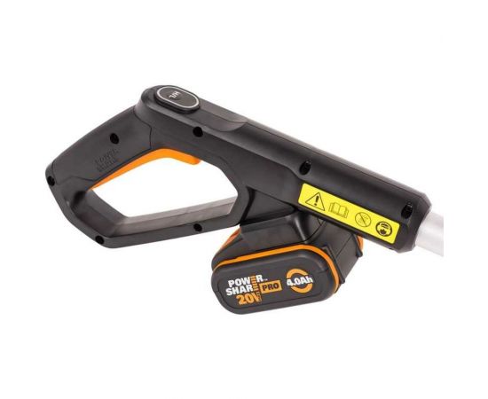 Щетка для чистки дорожек WORX 20В, 4Ач х1 ЗУ коробка WG441E – изображение 4