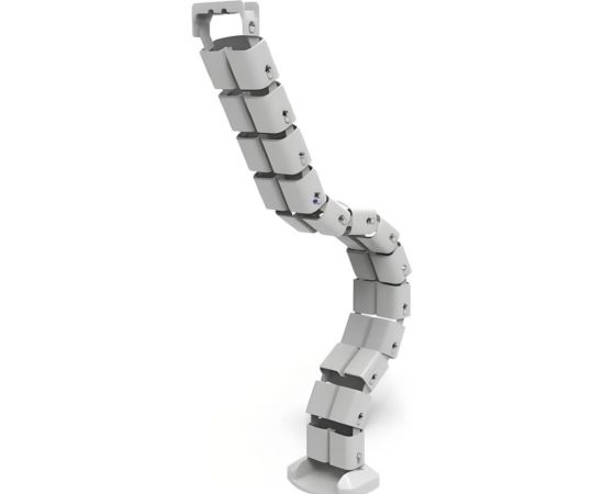 Вертикальный гибкий кабельный канал NE-AD (1/14), 680-800 мм, серый 3580 