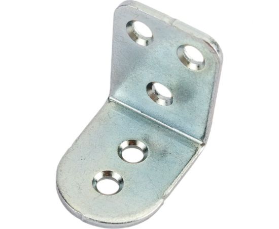 Мебельный уголок СКОБЯНОЙ 32х32х25 мм, цинк, 4 шт. 002863 