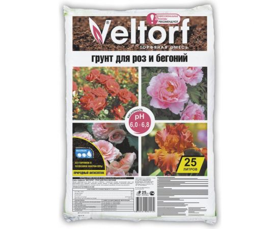 Грунт для роз и бегоний Veltorf 25 л FP10050038 