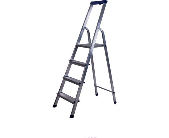 Алюминиевая стремянка с органайзером STAIRS 4 ступени AS 04 LX 