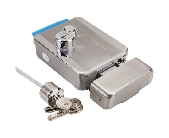 Электромеханический замок Вантаж нержавеющая сталь VE091INOX R 