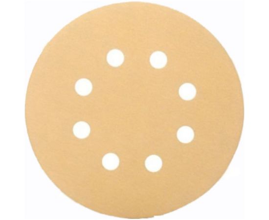 Диск шлифовальный перфорированный с липучкой (5 шт; 125 мм; Р180; 8 отв.) Abraforce 90355 