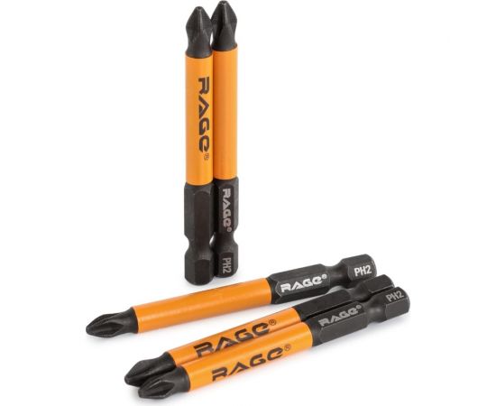 Биты магнитные PH2, 70 мм, 5 шт, S2 rage by VIRA 554165 
