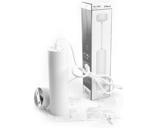 Потолочный светильник FERON ML1768 на подвесе MR16 35W 230V, белый 55x200, 48085 – изображение 6