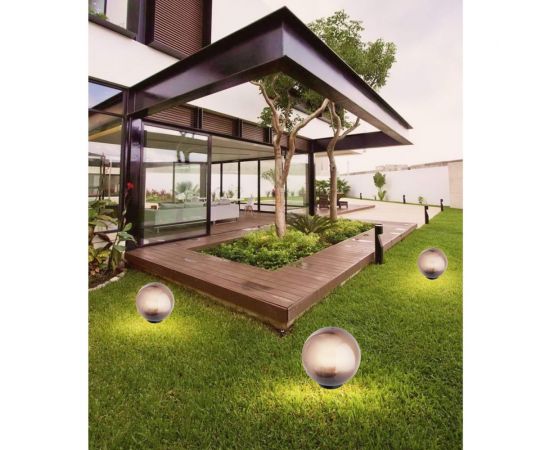 Садово-парковый светильник FERON НТУ 02-60-255 230V E27 d=250мм призма дымчатый 11568 – изображение 13