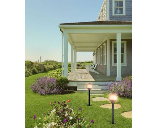 Садово-парковый светильник FERON НТУ 02-60-255 230V E27 d=250мм призма дымчатый 11568 – изображение 12