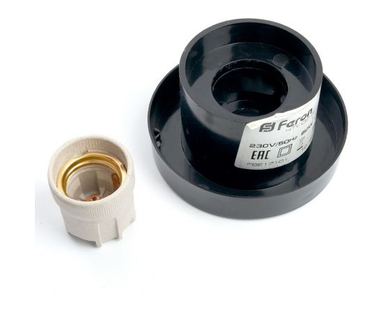 Садово-парковый светильник FERON НТУ 02-60-255 230V E27 d=250мм призма дымчатый 11568 – изображение 10