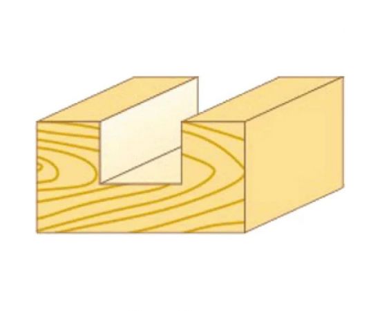 Фреза пазовая прямая 14х51х102 мм, S-12 мм АТАКА 8141500 – изображение 2