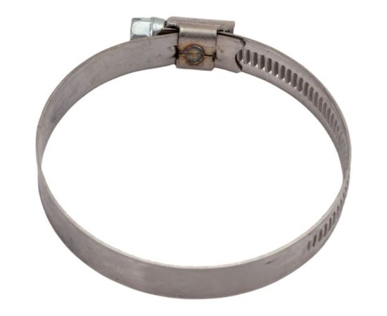 Червячный хомут CNIC 50-70/12 мм, W5 нержавеющая сталь 01E125070 52545 – изображение 3