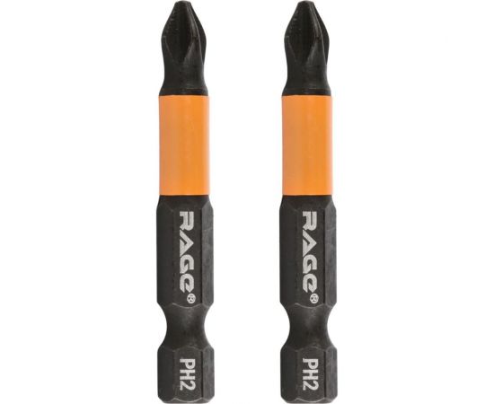 Биты магнитные PH2, 50 мм, 2 шт, S2 rage by VIRA 554154 – изображение 3