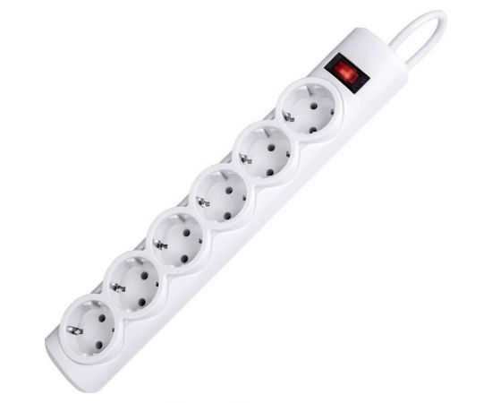 Сетевой фильтр Defender DFS 153 3 м, белый, 6 розеток 99490 – изображение 2