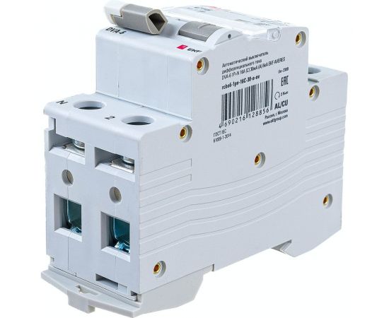 Дифференциальный автомат EKF AVERES DVA-6, 1P+N, 16А, C, 30мА, A, 6кА, SQ rcbo6-1pn-16C-30-a-av – изображение 4