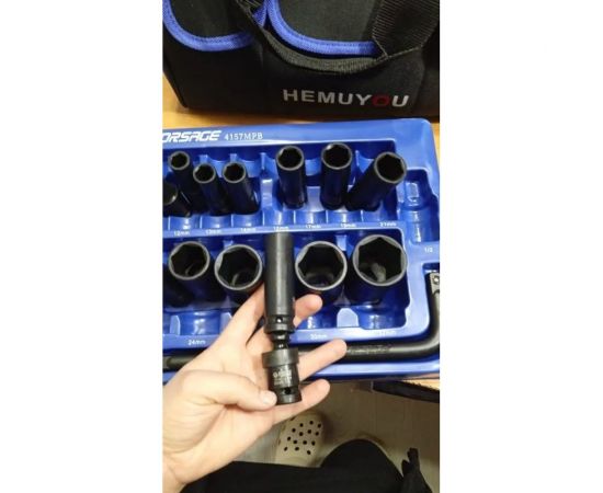 Набор ударных головок Forsage f-4157mpb 1/2, 15 предметов 52604 – изображение 3