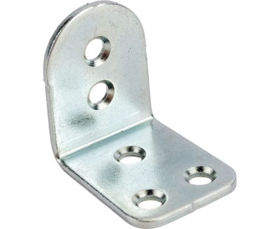 Мебельный уголок СКОБЯНОЙ 32х32х25 мм, цинк, 4 шт. 002863 – изображение 2