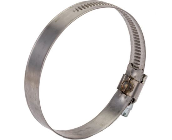 Червячный хомут CNIC 50-70/12 мм, W5 нержавеющая сталь 01E125070 52545 – изображение 4
