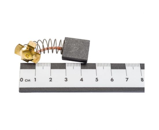 Комплект угольных щеток для электроинструмента Интерскол (пружина, пятак-уши), 8x14.5x16 мм, 2 шт COFRA SDI-34626 – изображение 2