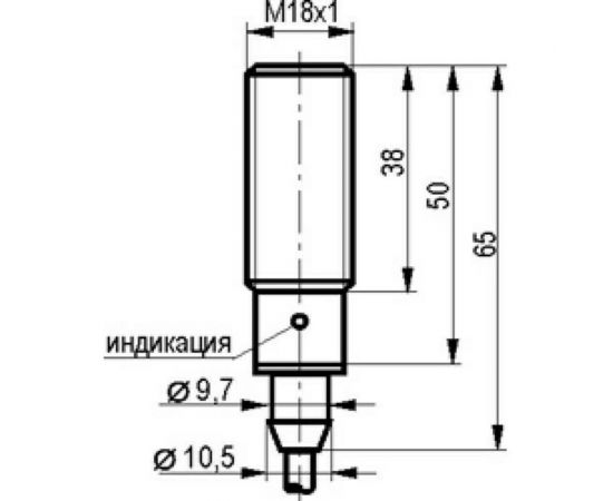 Индуктивный бесконтактный выключатель ТЕКО ISB AF4A-31N-5-LZ-C-2,5 07-00033574 – изображение 2