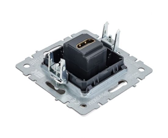 Розетка hdmi IEK Brite рhdmi-0-брб белый BR-H10-K01 – изображение 4
