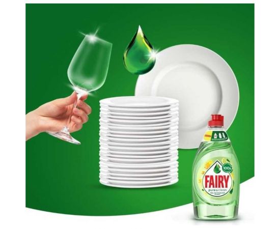 Средство для мытья посуды FAIRY Pure & Clean Бергамот и Имбирь 650 мл 0001009632 – изображение 2