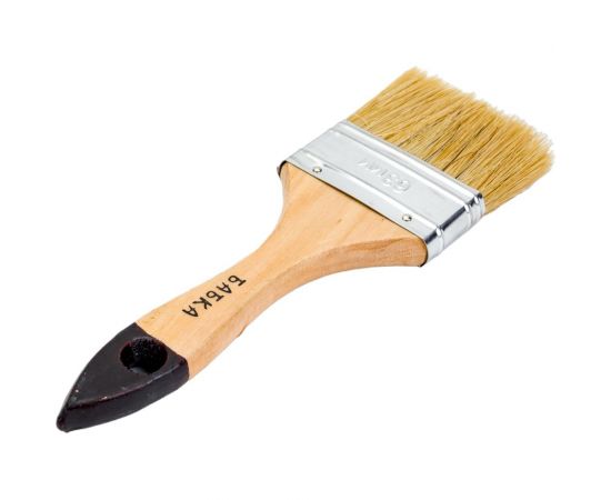 Плоская кисть 888 натуральная щетина 2,5 - 63 мм * 13 мм Сказка 0126040 – изображение 5