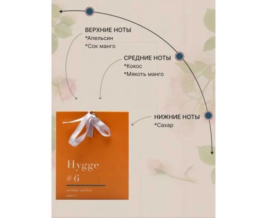 Ароматическое саше ARIDA HOME Хюгге №6 Манго 10 гр АР 100-093 – изображение 2