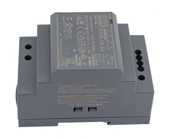 Источник питания Mean Well AC/DC HDR-60-24 60Вт Т02601703 – изображение 2