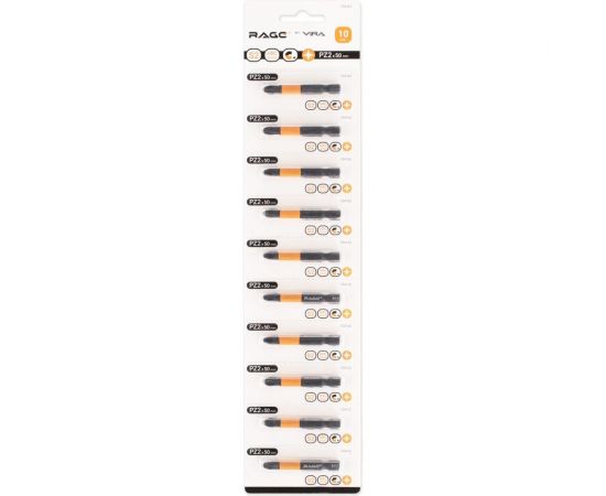 Биты магнитные PZ2, 50 мм, 10 шт, S2 rage by VIRA 554162 – изображение 6