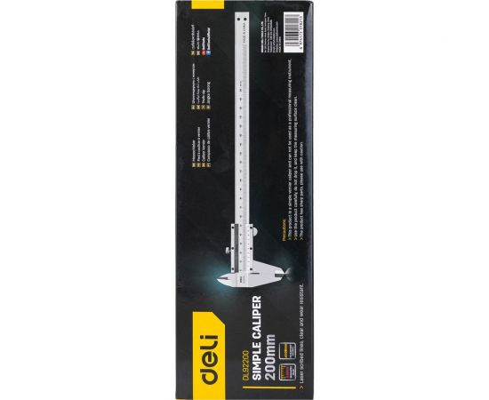 Механический штангенциркуль DELI dl92200 200 мм 118989 – изображение 7