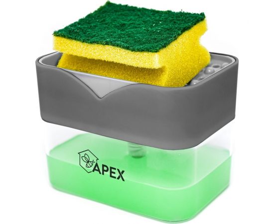 Дозатор моющего средства с подставкой для губки Apex 16026-A – изображение 6