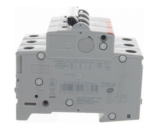 Автоматический модульный выключатель ABB 3п C S203 6кА 32А 2CDS253001R0324 – изображение 3