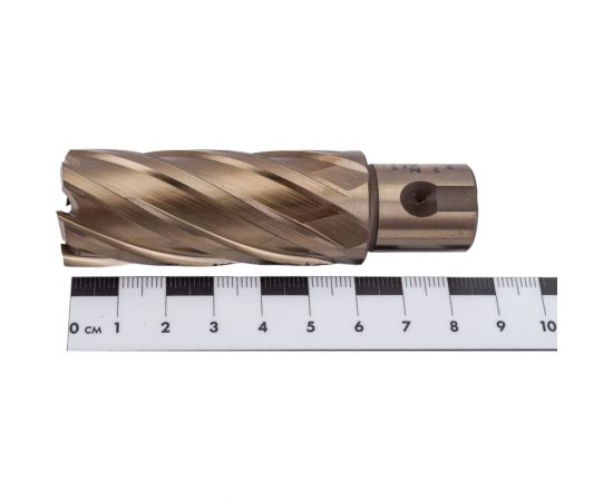 Сверло корончатое (25х55 мм; Weldon 19) LENZ LZHM-025 – изображение 2