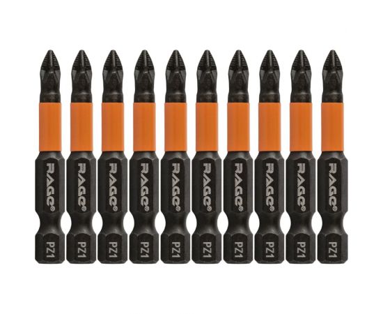 Биты магнитные PZ1, 50 мм, 10 шт, S2 rage by VIRA 554159 – изображение 2