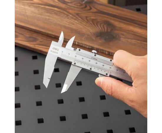 Механический штангенциркуль DELI dl92200 200 мм 118989 – изображение 5