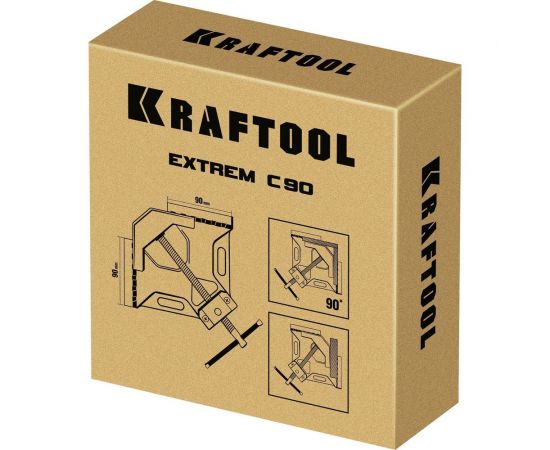 Экстрамощная стальная угловая струбцина для сварочных работ KRAFTOOL Extrem C90 32201 – изображение 4