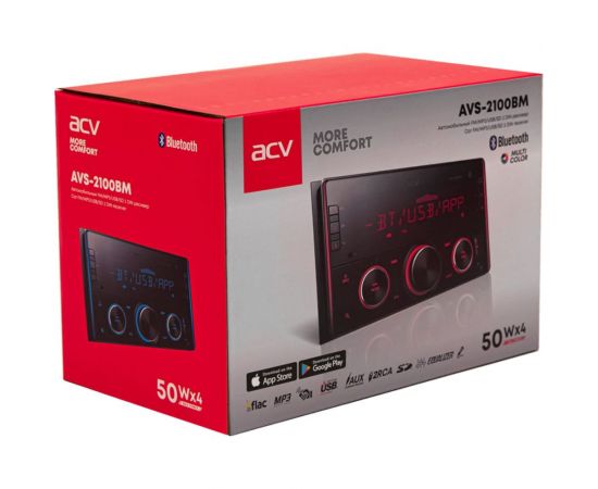 Магнитола ACV 2DIN AVS-2100BM – изображение 2