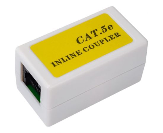 Проходной адаптер Cabeus (coupler), RJ-45(8P8C), категория 5e CA-8P8C-C5e-WH 