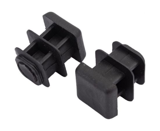 Внутренняя заглушка для трубы Tech-Krep 15x15 мм, черный пластик, 4 шт. пакет 150029 