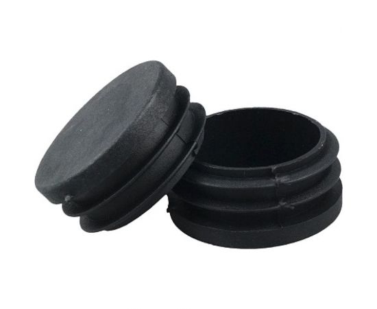Внутренняя заглушка для трубы Tech-Krep D20 мм, черный пластик, 4 шт. пакет 150036 