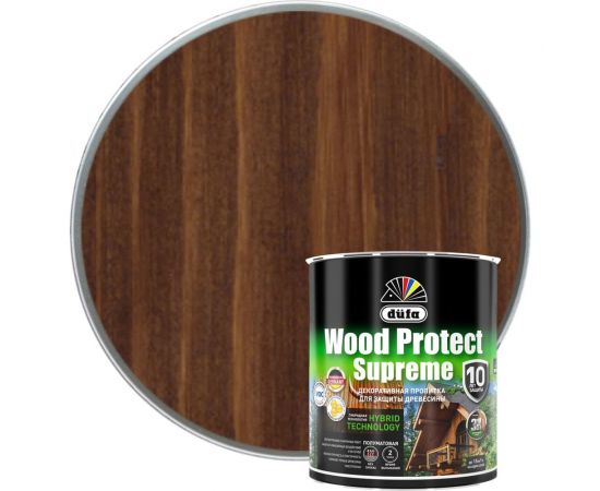 Пропитка Dufa WOOD PROTECT Supreme, орех 0.75 л МП00-008390 