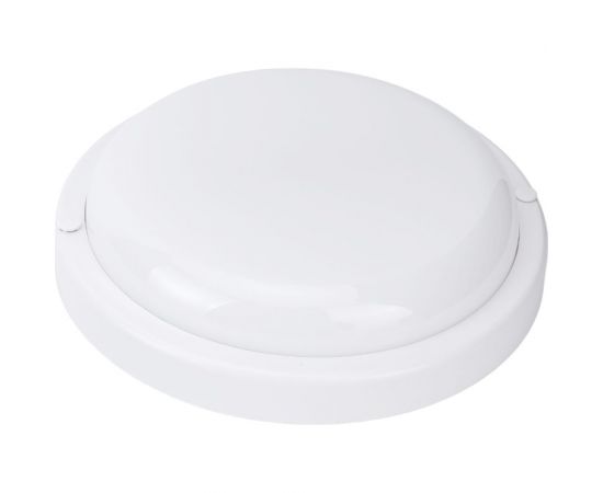 Накладной светильник Ecola LED ДПП Круг IP65 матовый белый 24W 220V 4200K 210x45 DPRV24ELC 