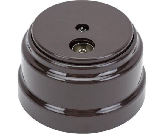 Розетка TV Bylectrica ОУ, серия РЕТРО, ТР-5241 шоколад 