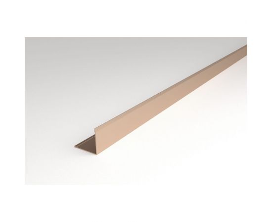 Угловой профиль ЛУКА алюминиевый, анодированный, 15х15х1 мм, 2,7 м, 5 шт./уп. шампань УТ000027594 