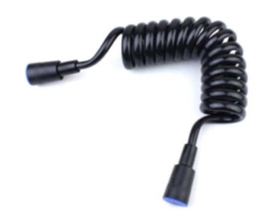 Пружинный гибкий шланг для душа BRONZE DE LUXE ABS черный 250 см 47 