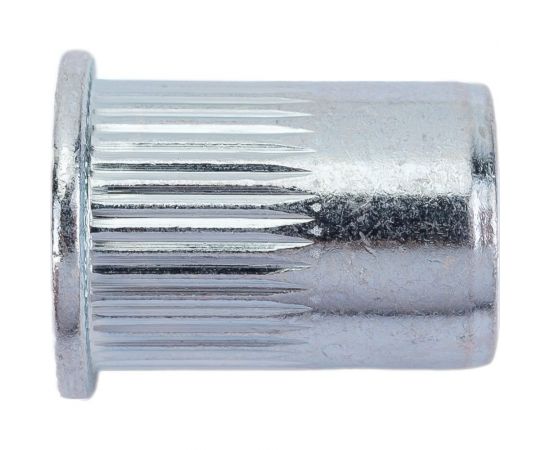 Резьбовая заклепка Daxmer м12, оцинкованная сталь, насечки, стандартный борт, 80 шт. 393510 