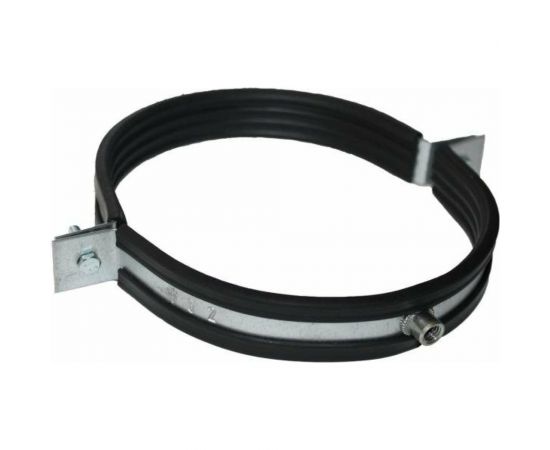 Хомут для вентиляционных каналов Lucky Guy д=202 мм, 25х1,2 мм, цинк, с резиновой прокладкой 400 04 202 8Р 