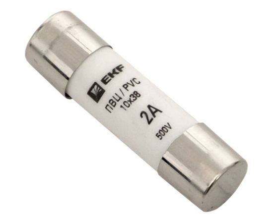 Цилиндрическая плавкая вставка ПВЦ EKF 2А 20 шт PROxima pvc-10x38-2 
