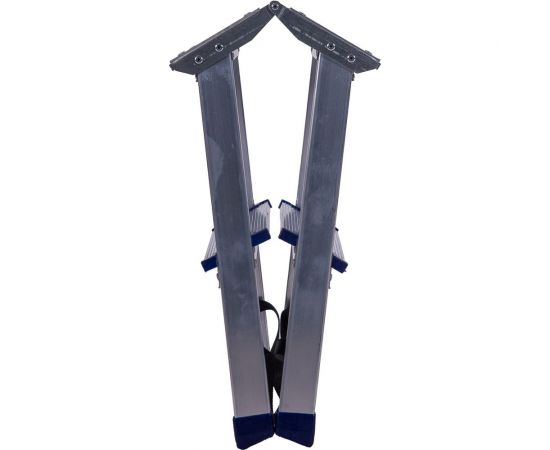 Алюминиевая двухсторонняя стремянка с мини-платформой STAIRS 2 ступени АМР 202 