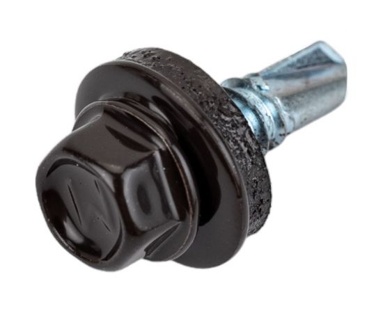 Кровельный саморез Daxmer 5,5х19 RAL 8019, сверло №3, 250 шт. 305869 – изображение 4